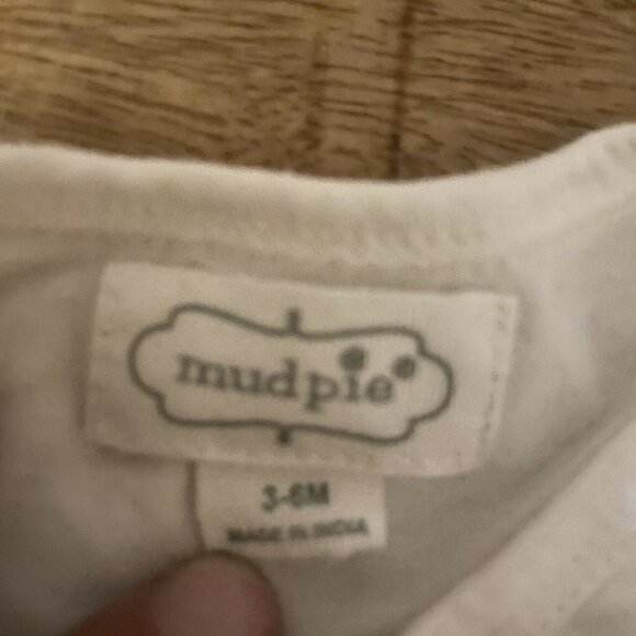 Mudpie Baby Girl 3-6 Months Shirt Long Sleeve Be Kind To Every Kind Elephant Top - Picture 4 of 5